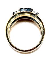 Anneau Sommer Femme Anni '80 in Or jaune Tanzanite 1.22 Ct TAN CT 1.22 DIA CT 0.40 VVS/G - TAN CT 1.22 DIA CT 0.40 VVS/G